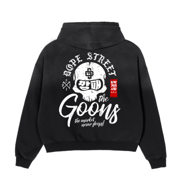 The Goons Frayed Sunfade Boxy Hoodie